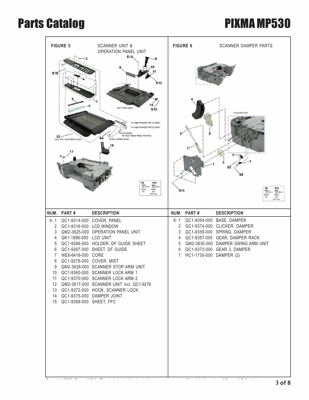 Canon PIXMA MP530 Parts and Service Manual-6